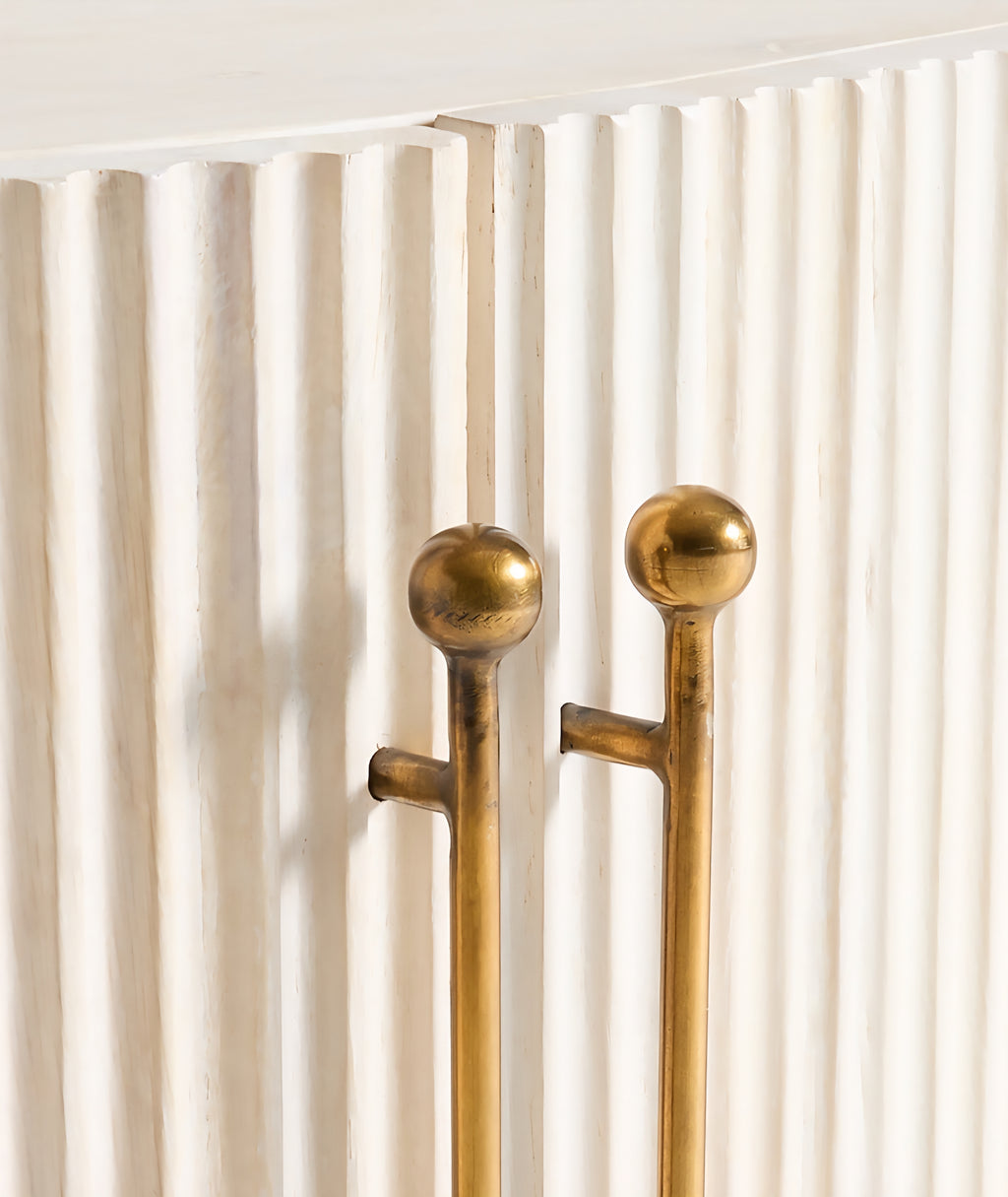 THE ONE × Coastline — Oak Wood Fluted Credenza (72")