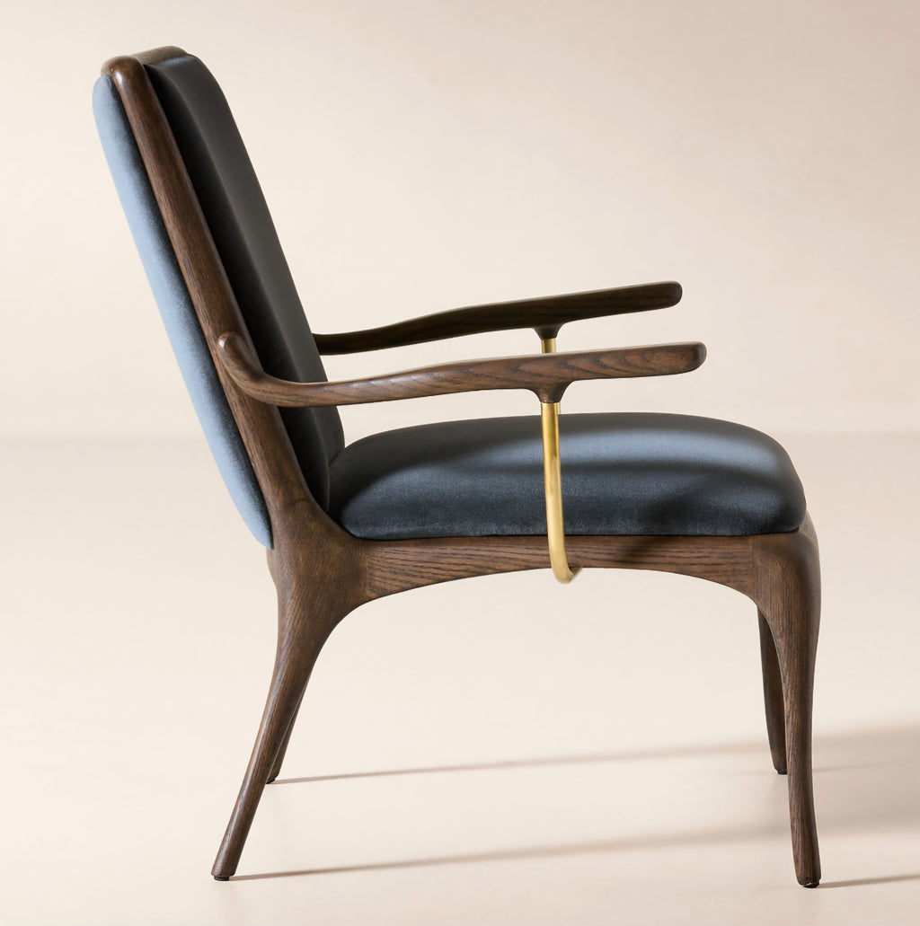 THE ONE × Colby — Faux Mohair Accent Chair