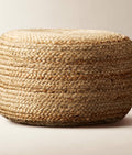 THE ONE × Braided — Natural Jute Pouf