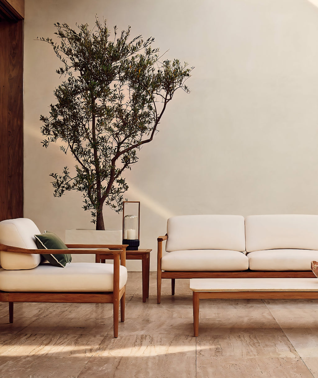 THE ONE × Tide —Outdoor Sectional Collection with Ivory Sunbrella® Cushions