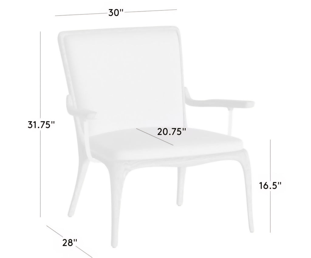 THE ONE × Colby — Faux Mohair Accent Chair