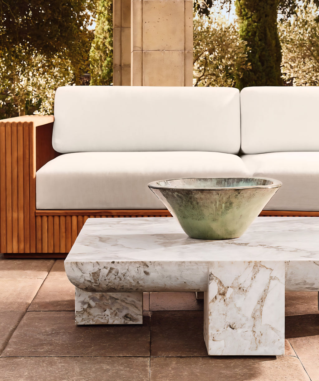 THE ONE × Topia — Teak Outdoor Sectional Collection