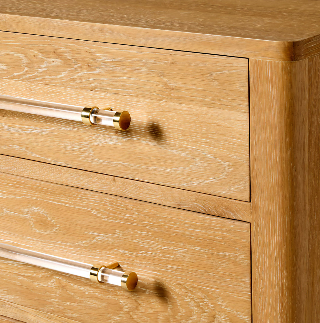 THE ONE × Probst — Oak 3-Drawer Bedside Dresser