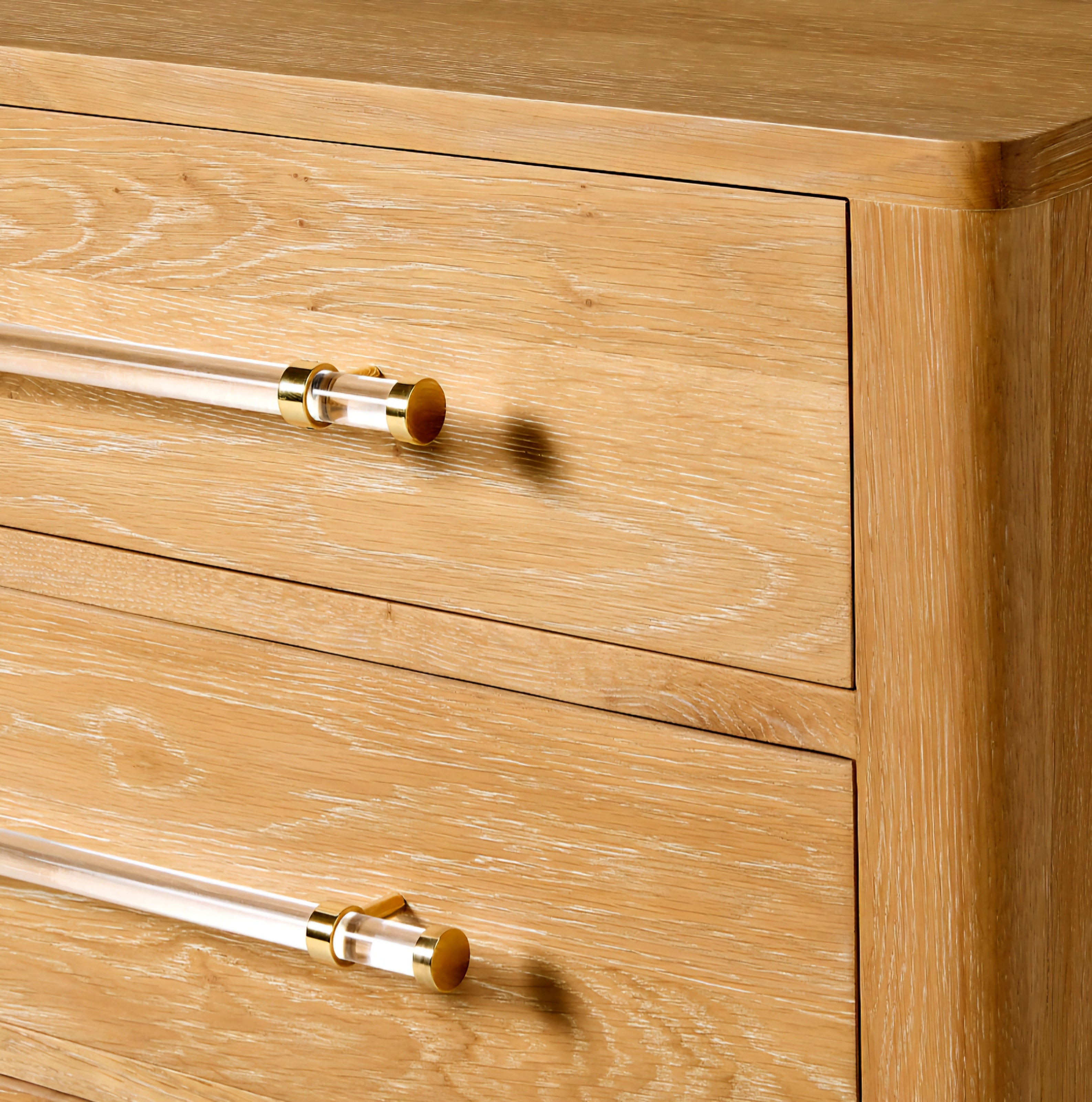 THE ONE × Probst — Oak 3-Drawer Bedside Dresser