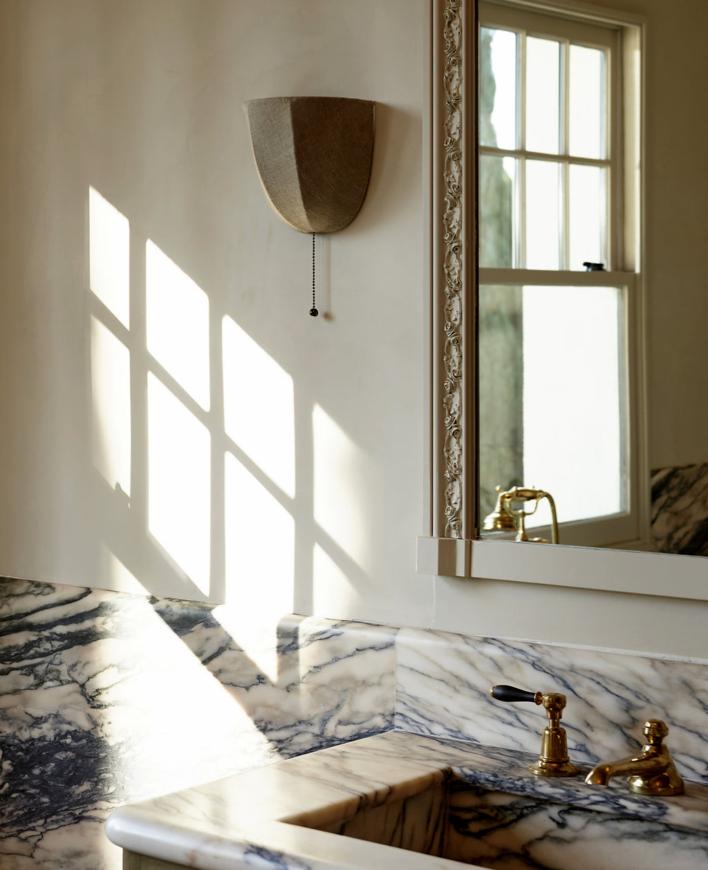 THE ONE × Allegra — Wall Sconce with Linen
