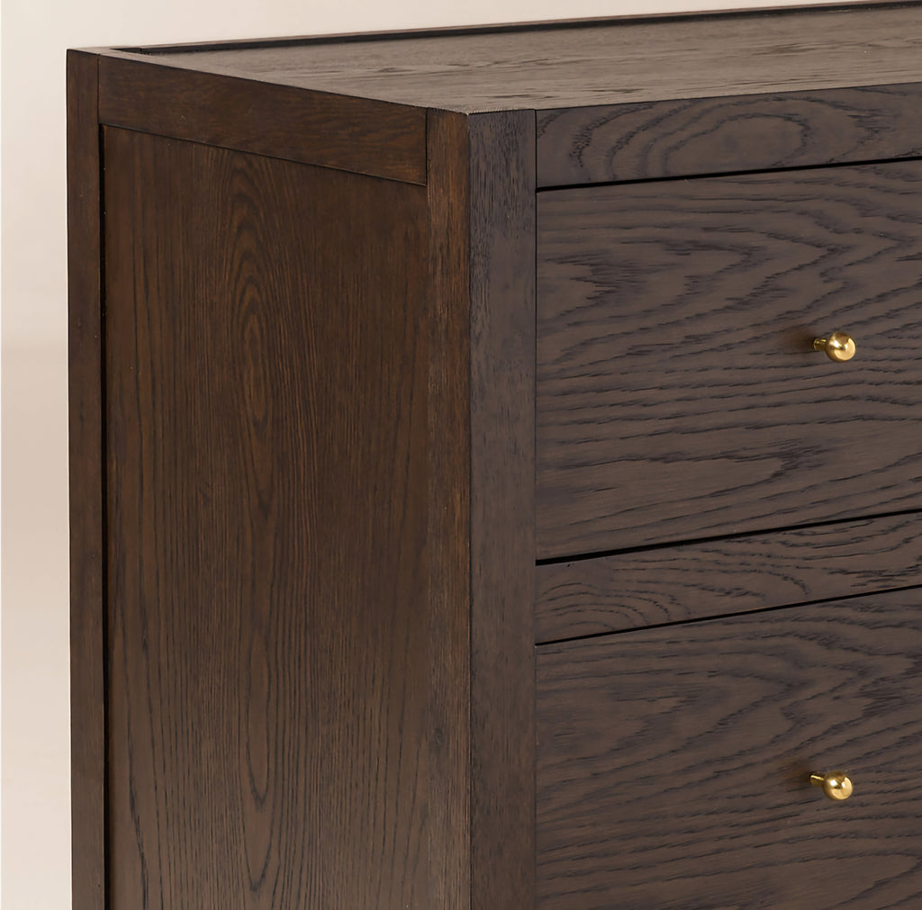 THE ONE × Layton — Dark Oak 6-Drawer Dresser