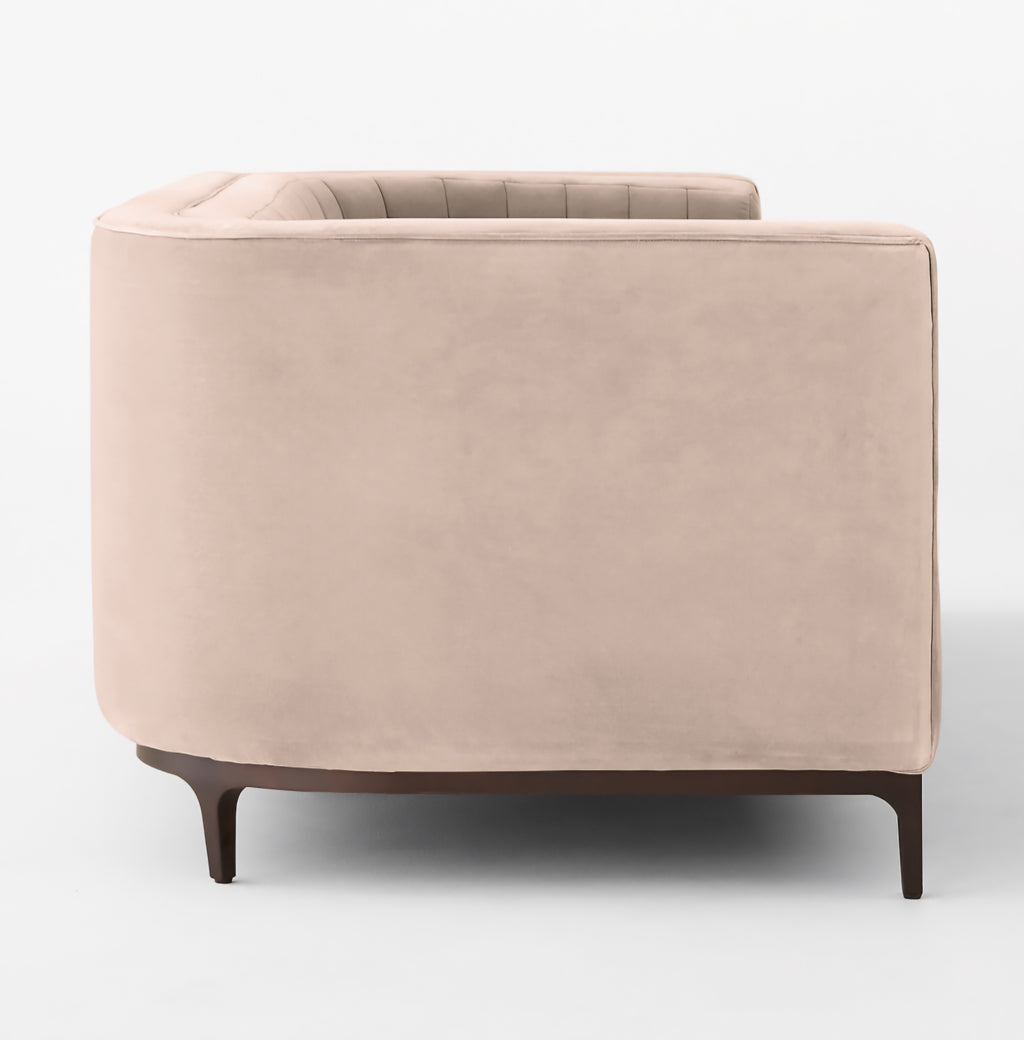 THE ONE × Ambroise — Light Taupe Velvet Sofa