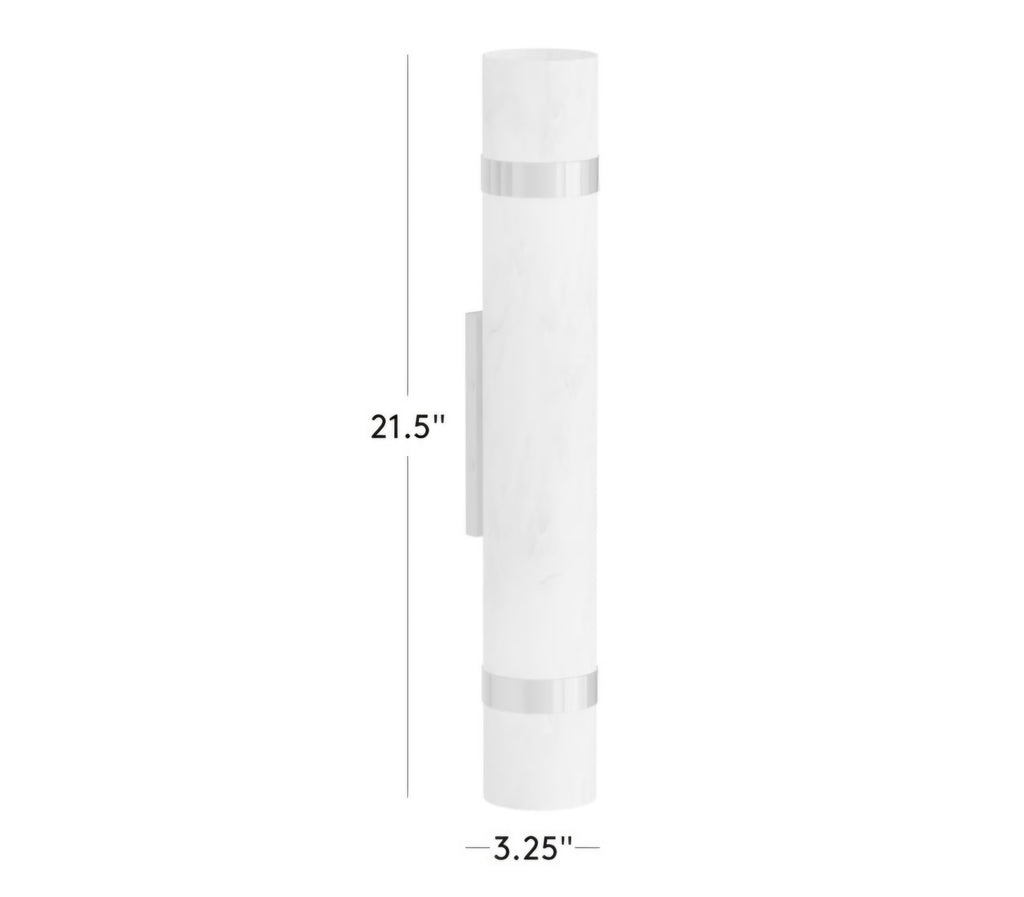 THE ONE × Natalia — Onyx Stone Wall Sconce 21.5"