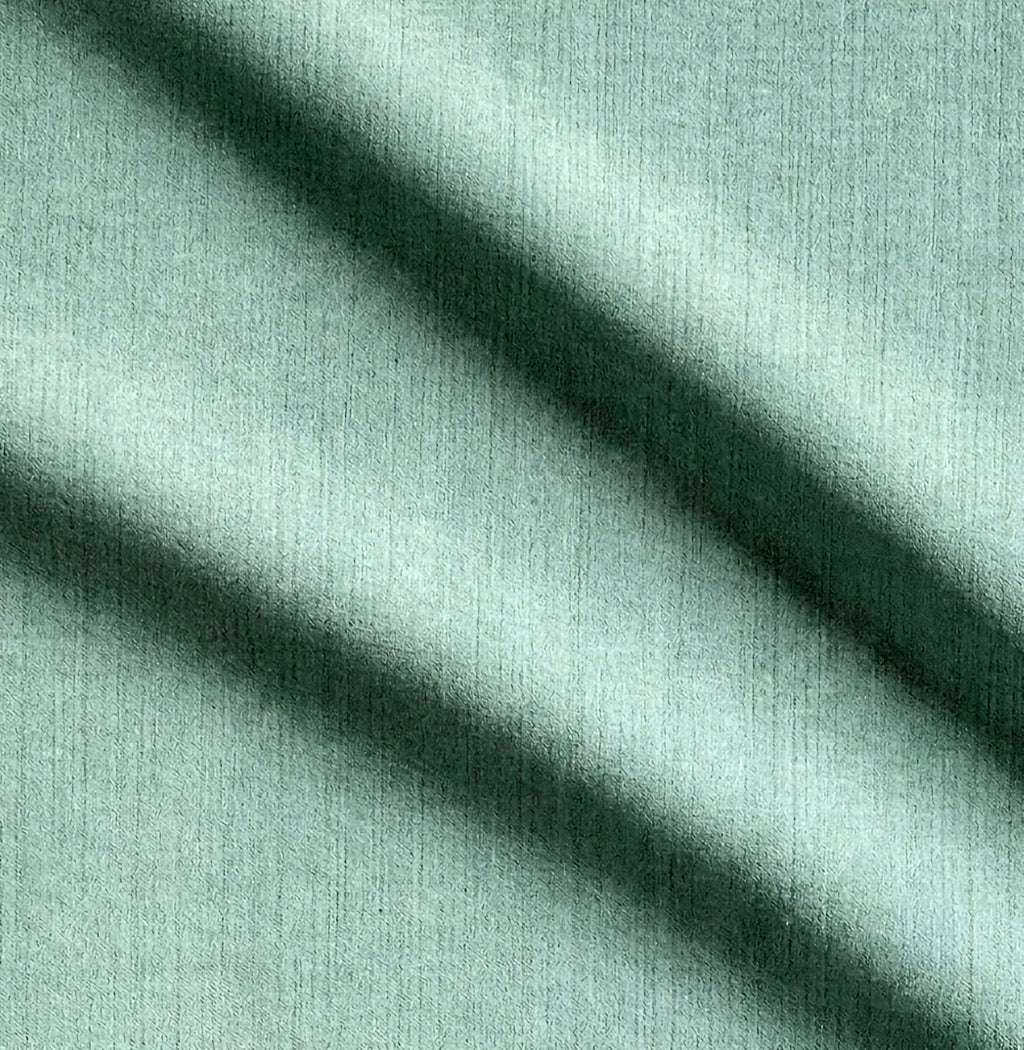 THE ONE × Abbott — Arctic Blue Velvet Upholstered Extended King Platform Bed