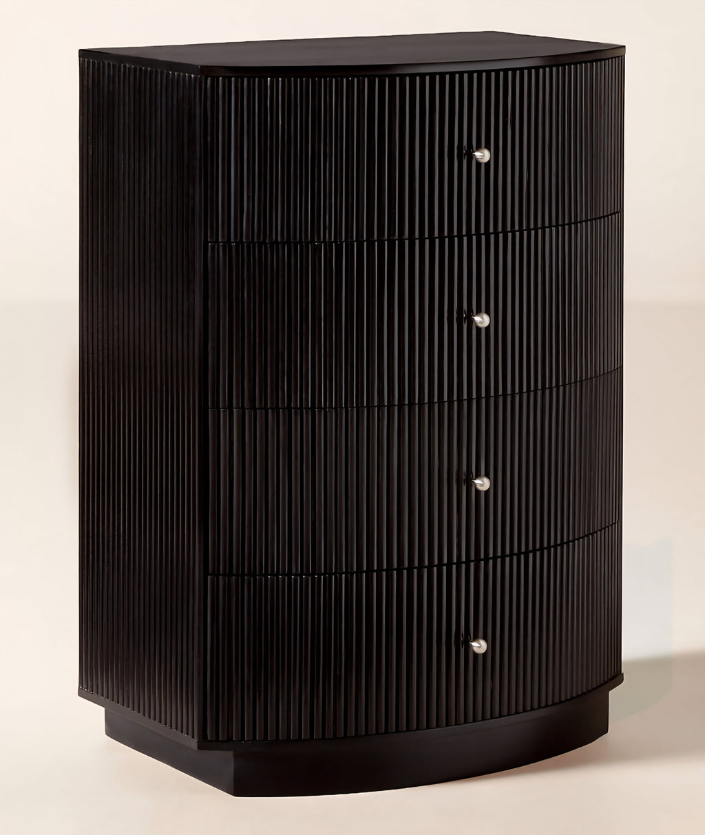 THE ONE × Cameo — Fluted Wood Tall Dresser