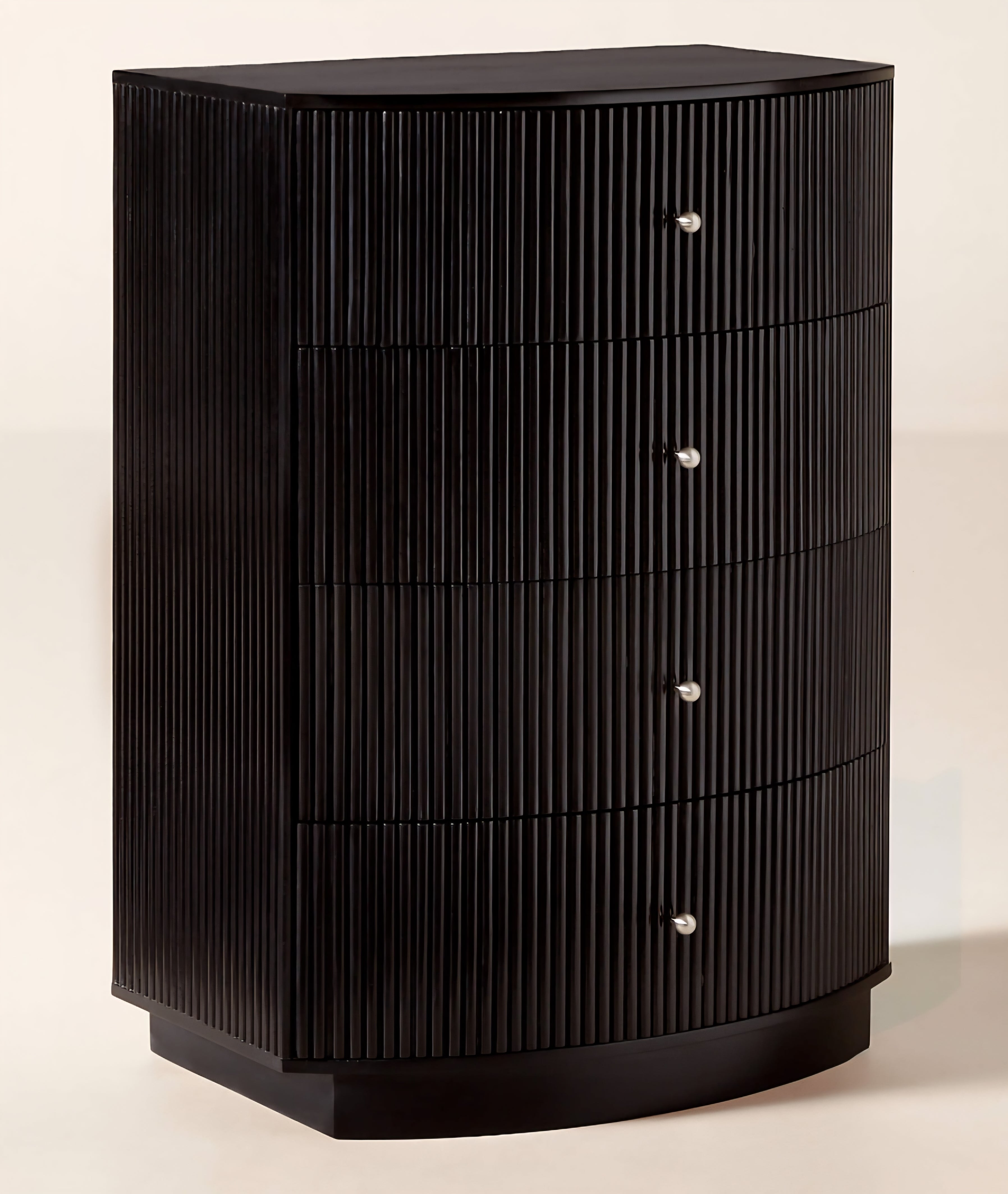 THE ONE × Cameo — Fluted Wood Tall Dresser