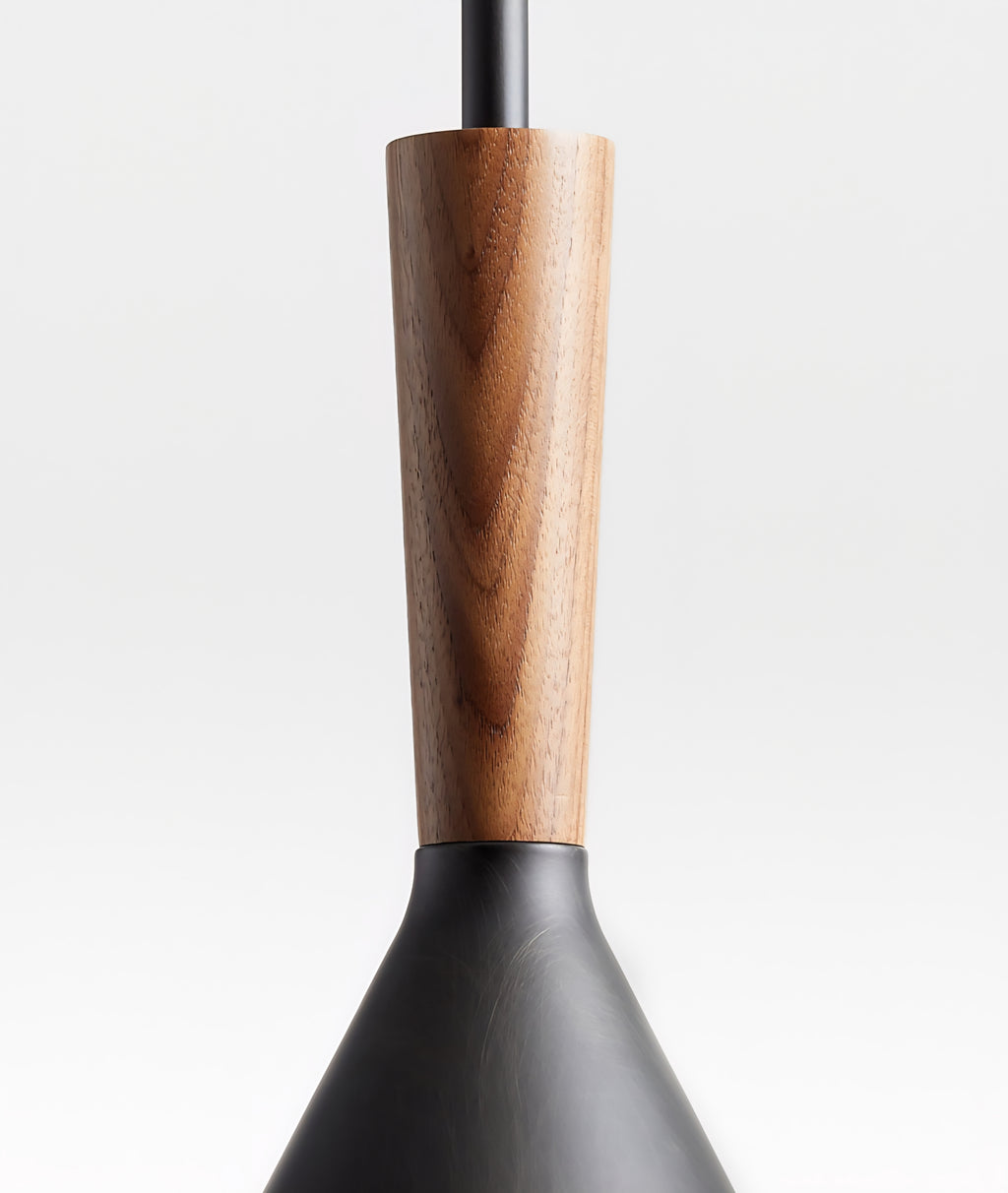 THE ONE × Weston — Black Mid‑Century Modern Pendant Light (11")