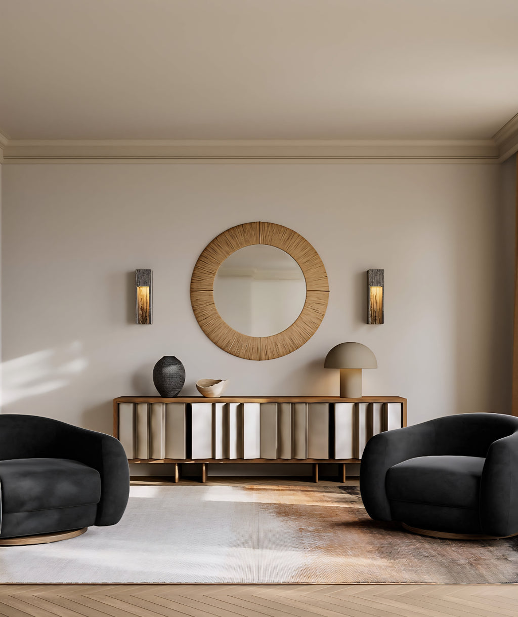 THE ONE × Kibo — Steel and Oak Media Console