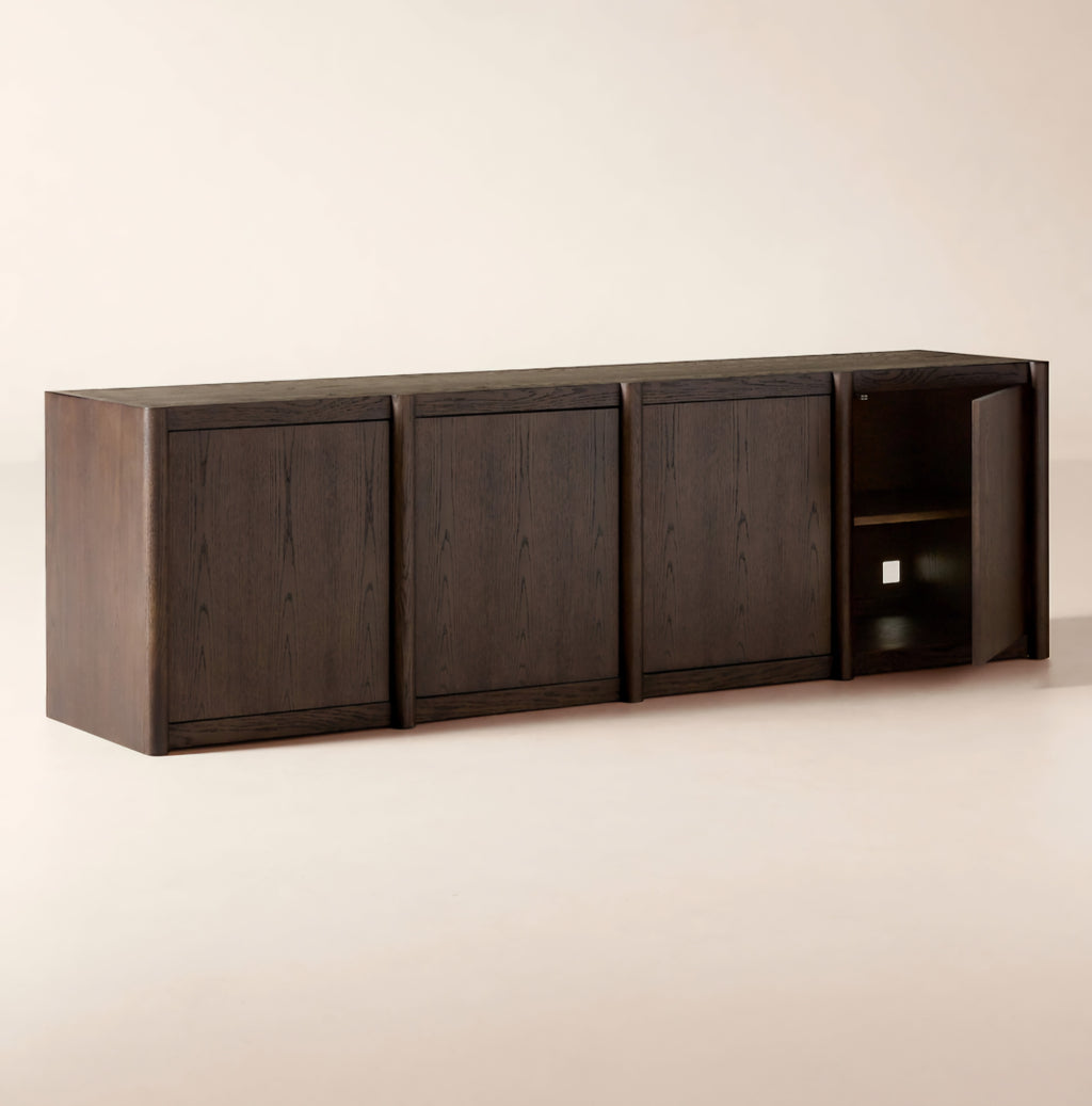THE ONE × Macron — Oak Media Console