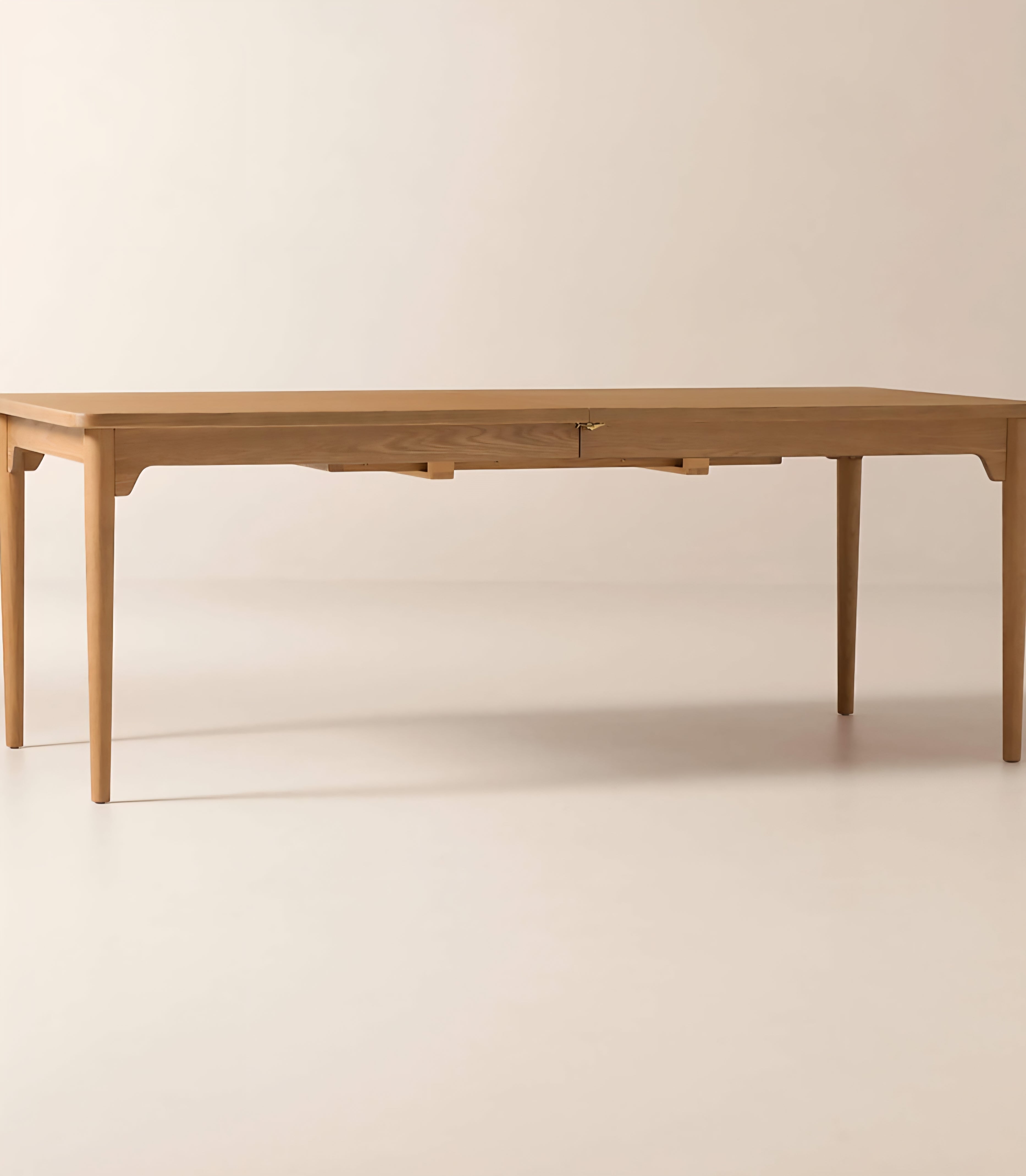 THE ONE × Otis — Rectangular Dark Oak Extendable Dining Table