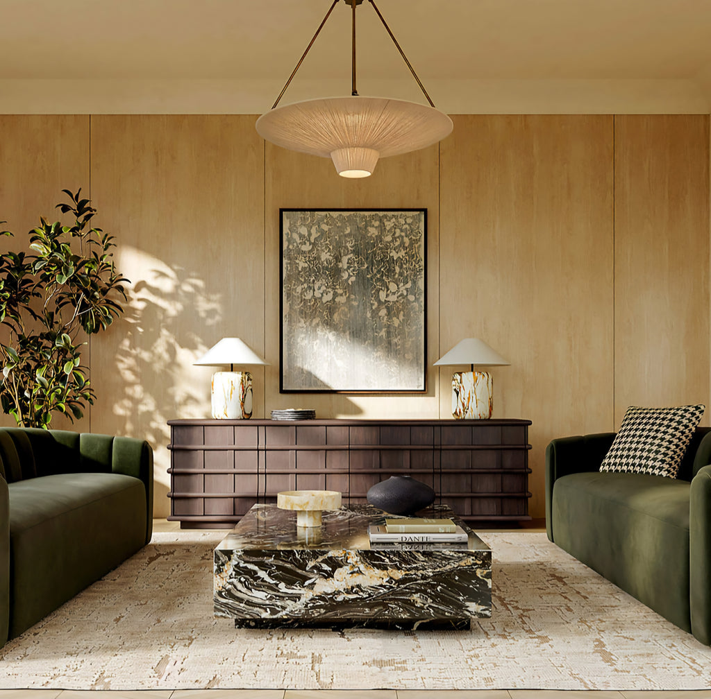 THE ONE × Baird — Jute Pendant Light