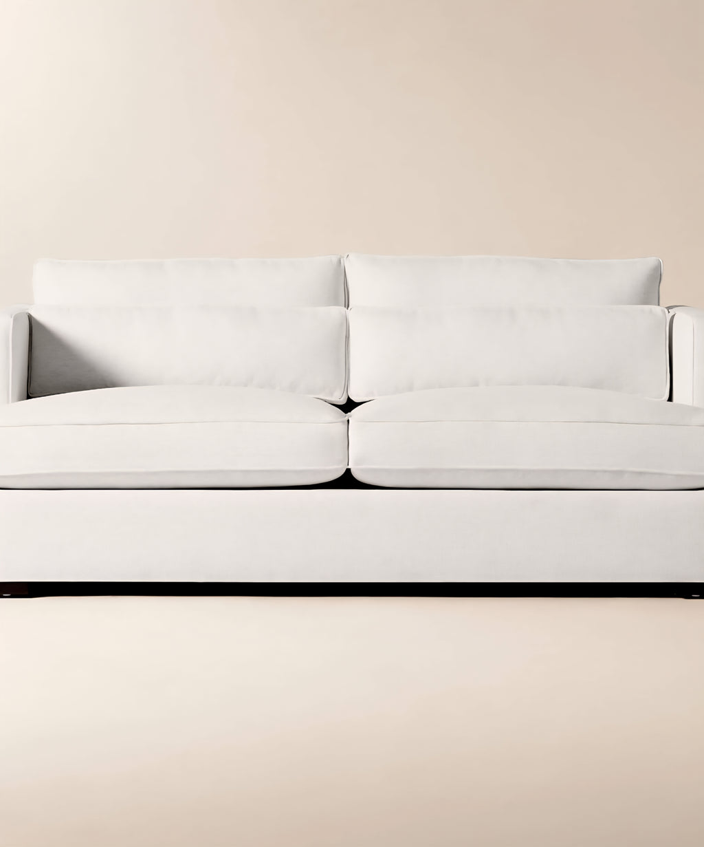 THE ONE × Eastman — White Performance Fabric Sofa