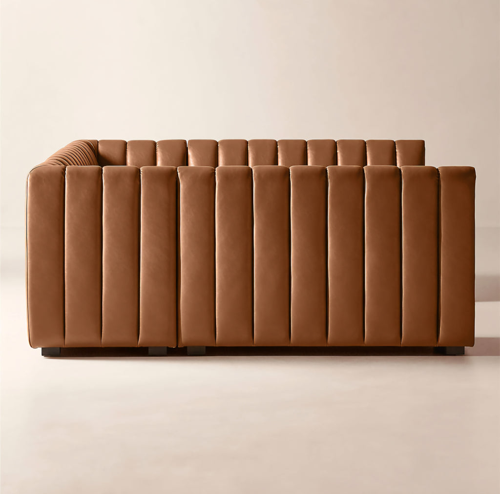 THE ONE × Duncan — Leather U-Shaped Dining Banquette