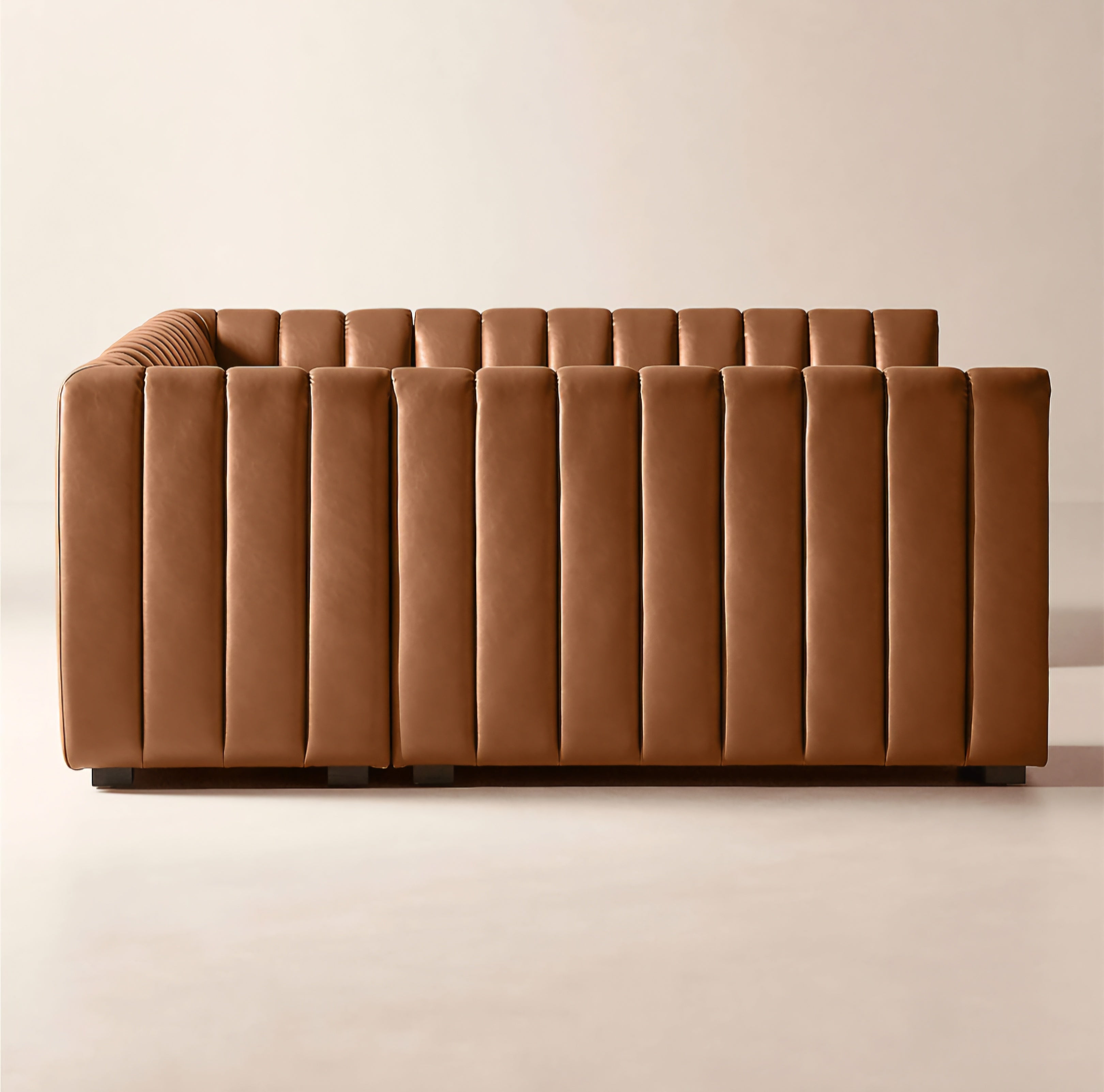 THE ONE × Duncan — Leather U-Shaped Dining Banquette