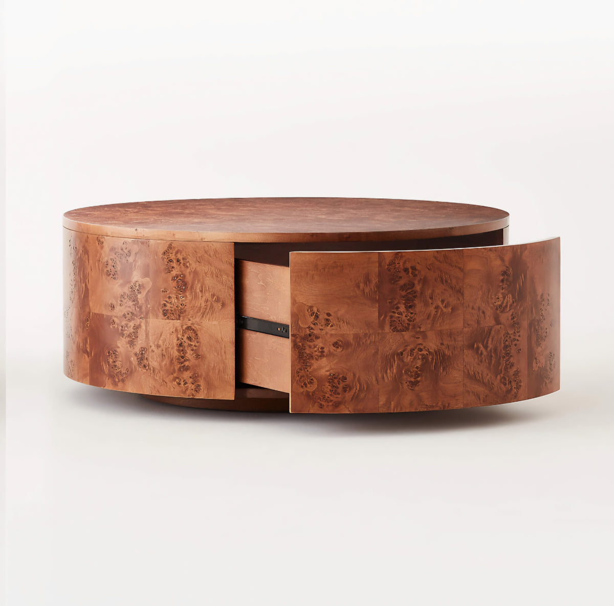 THE ONE × Purl — 36" Burl Wood Rotating Coffee Table