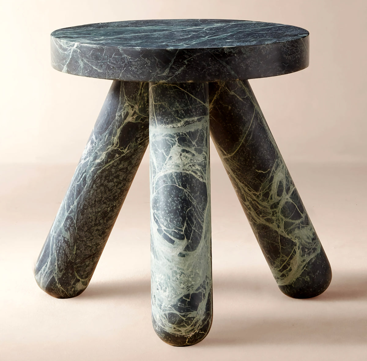 THE ONE × Jaxx — Round Marble Side Table