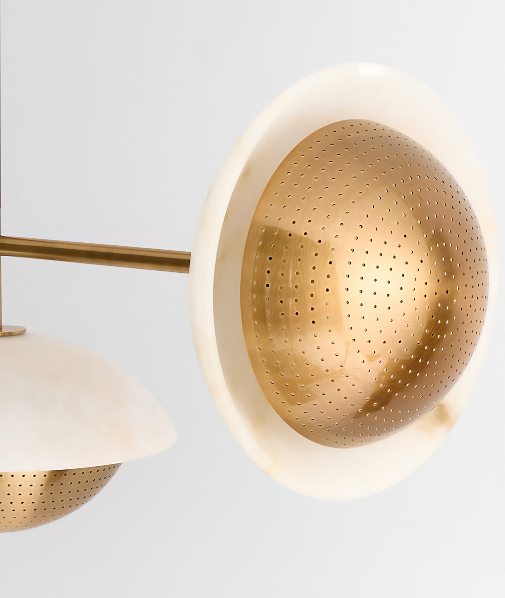 THE ONE × Solstice — Alabaster Chandelier (53.4")