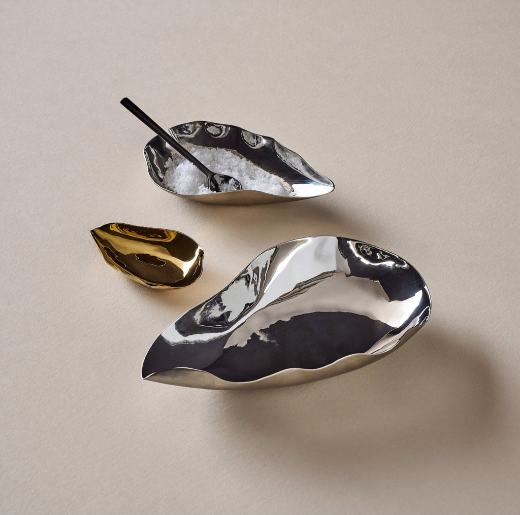 THE ONE × Oyster — Stainless Steel and Brass Pinch Bowl Set