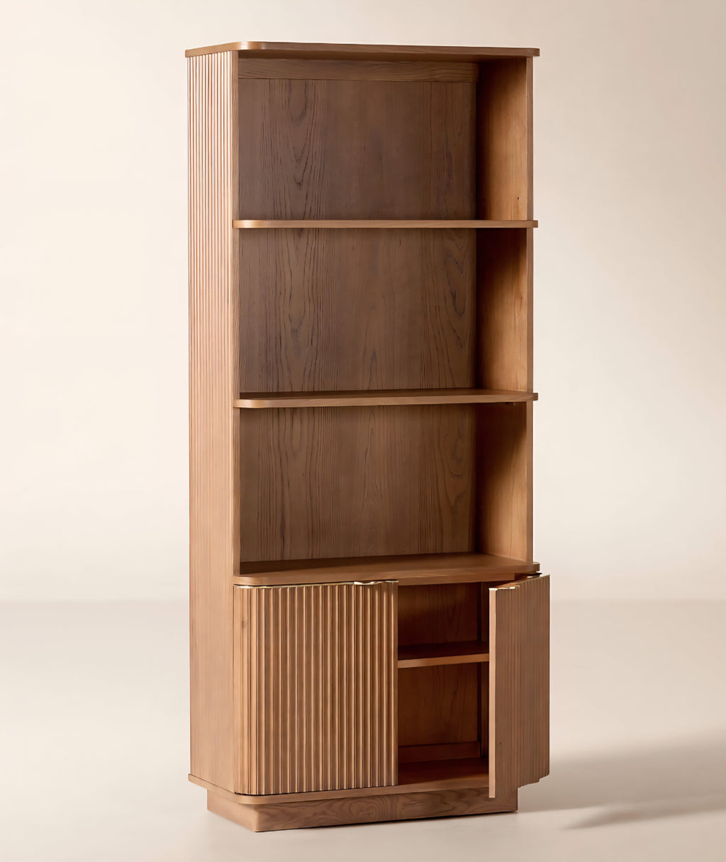 THE ONE × Davison — Fluted Oak Bookcase