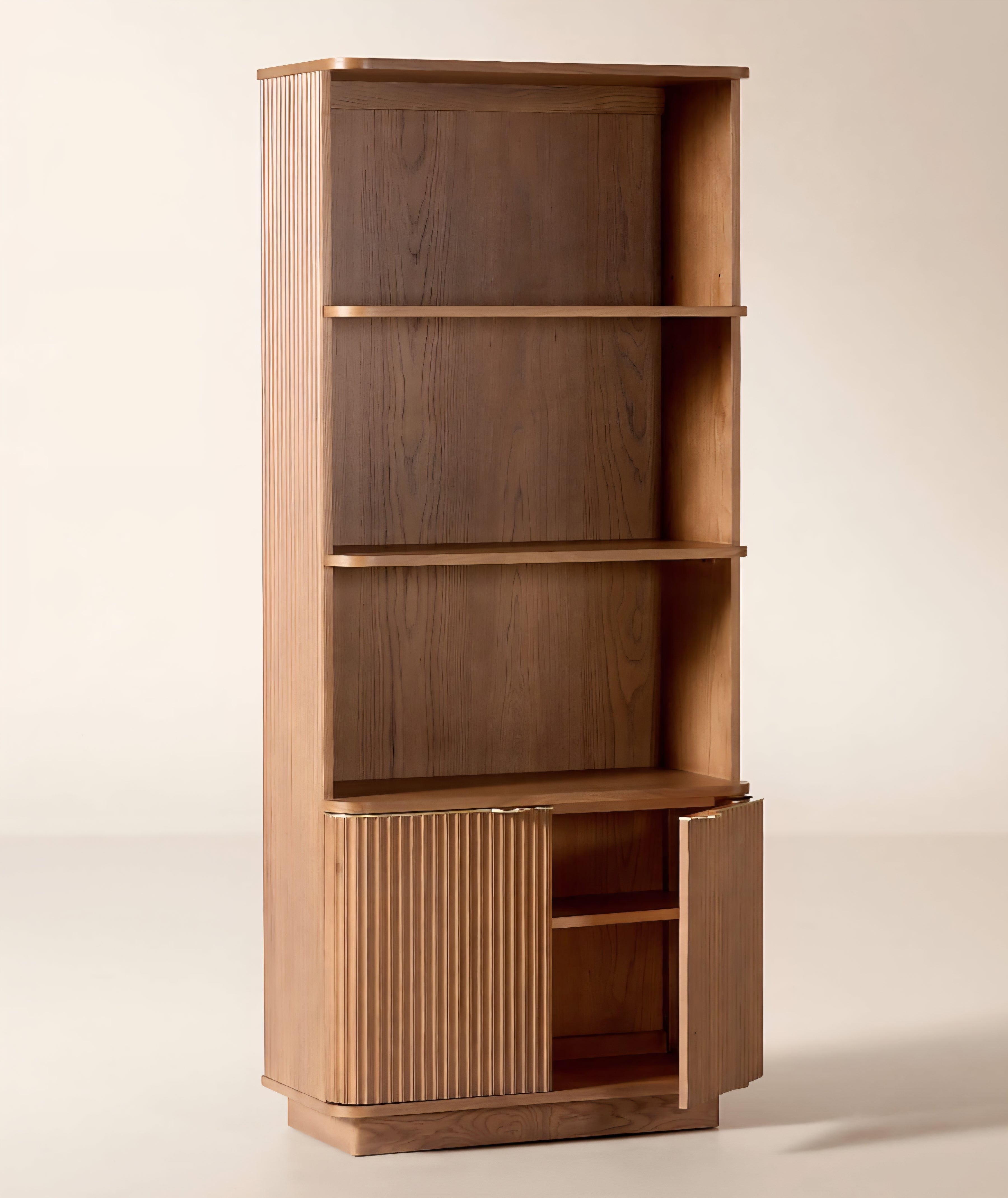 THE ONE × Davison — Fluted Oak Bookcase