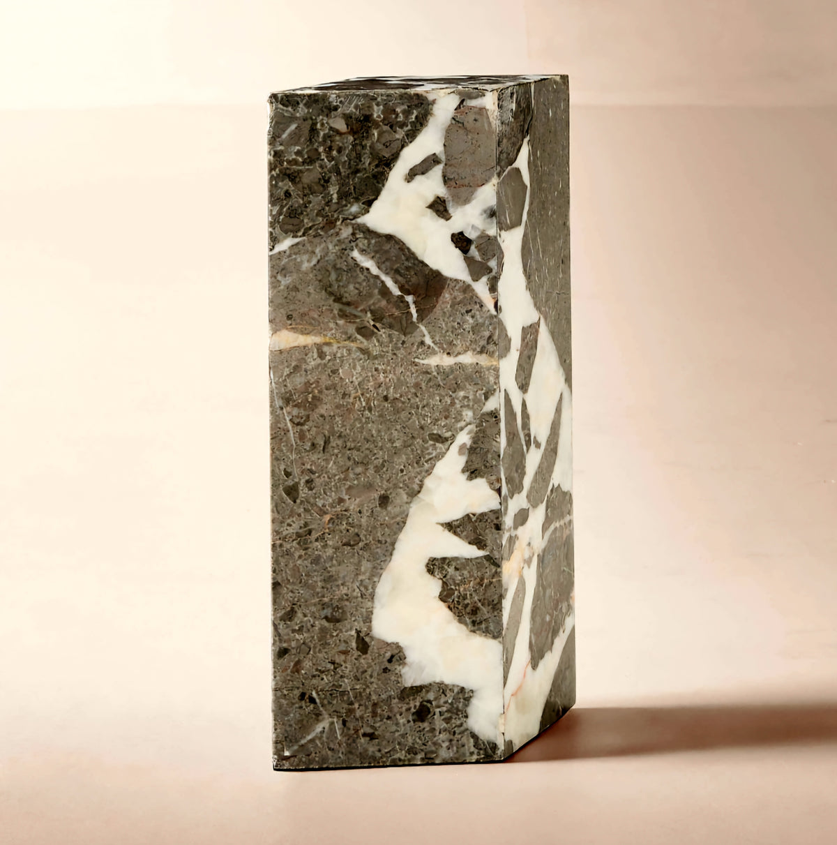 THE ONE × Saul — Grey Marble Drink Table