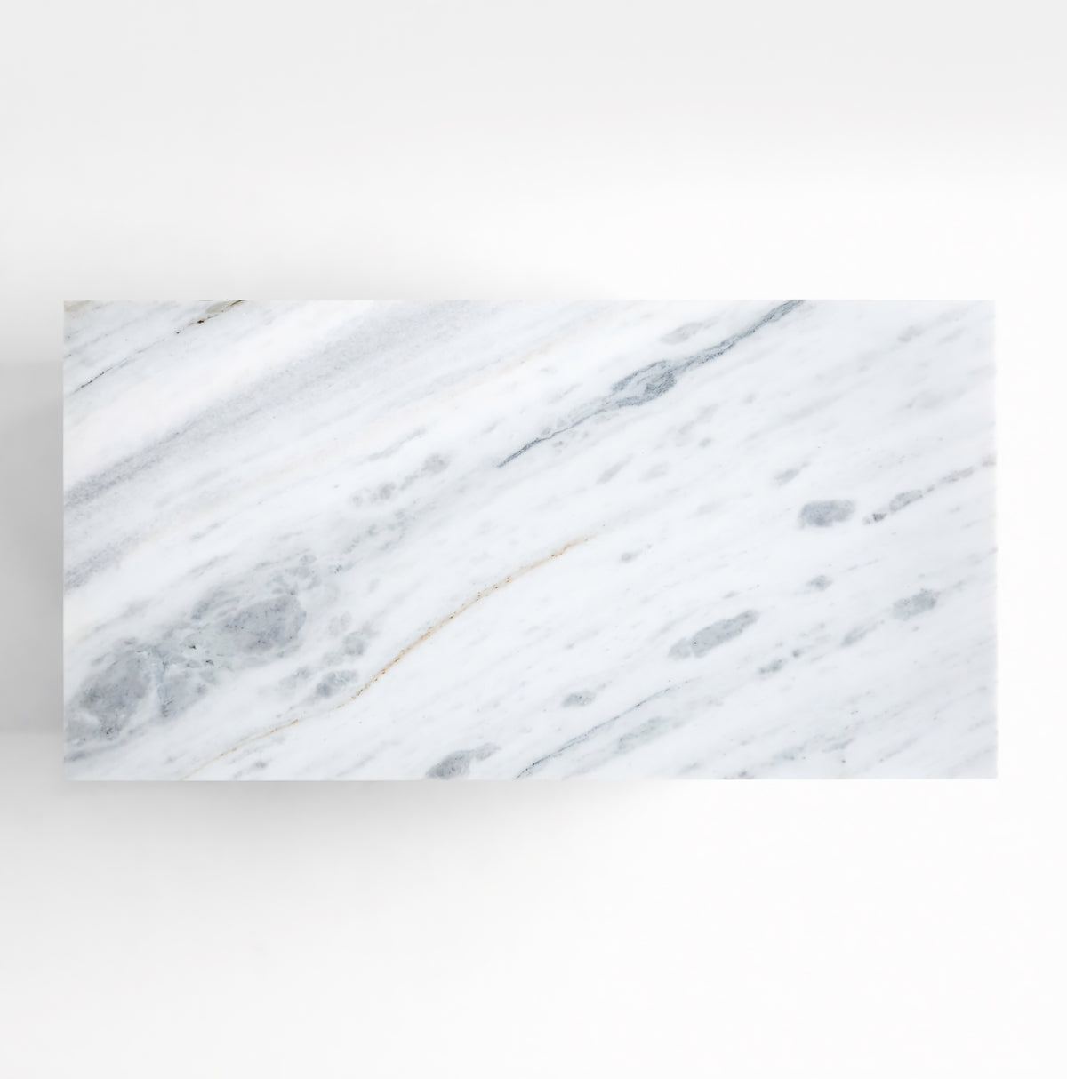 THE ONE × Terra — Marble Top Kitchen Island with Storage (78")