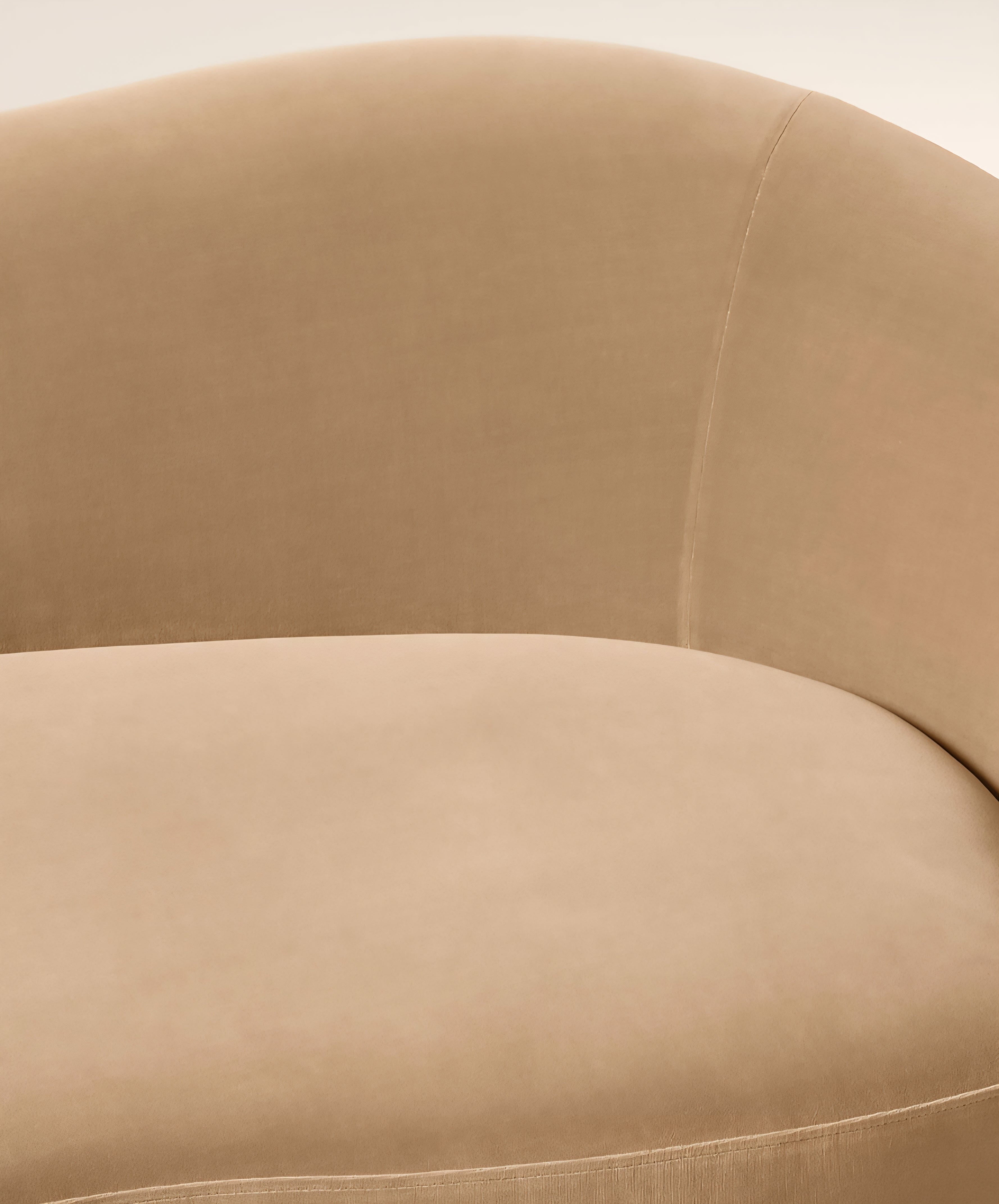 THE ONE × Curvo — White Performance Fabric Sofa by goop