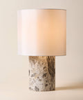 THE ONE × Ashtin — Grey Marble Table Lamp