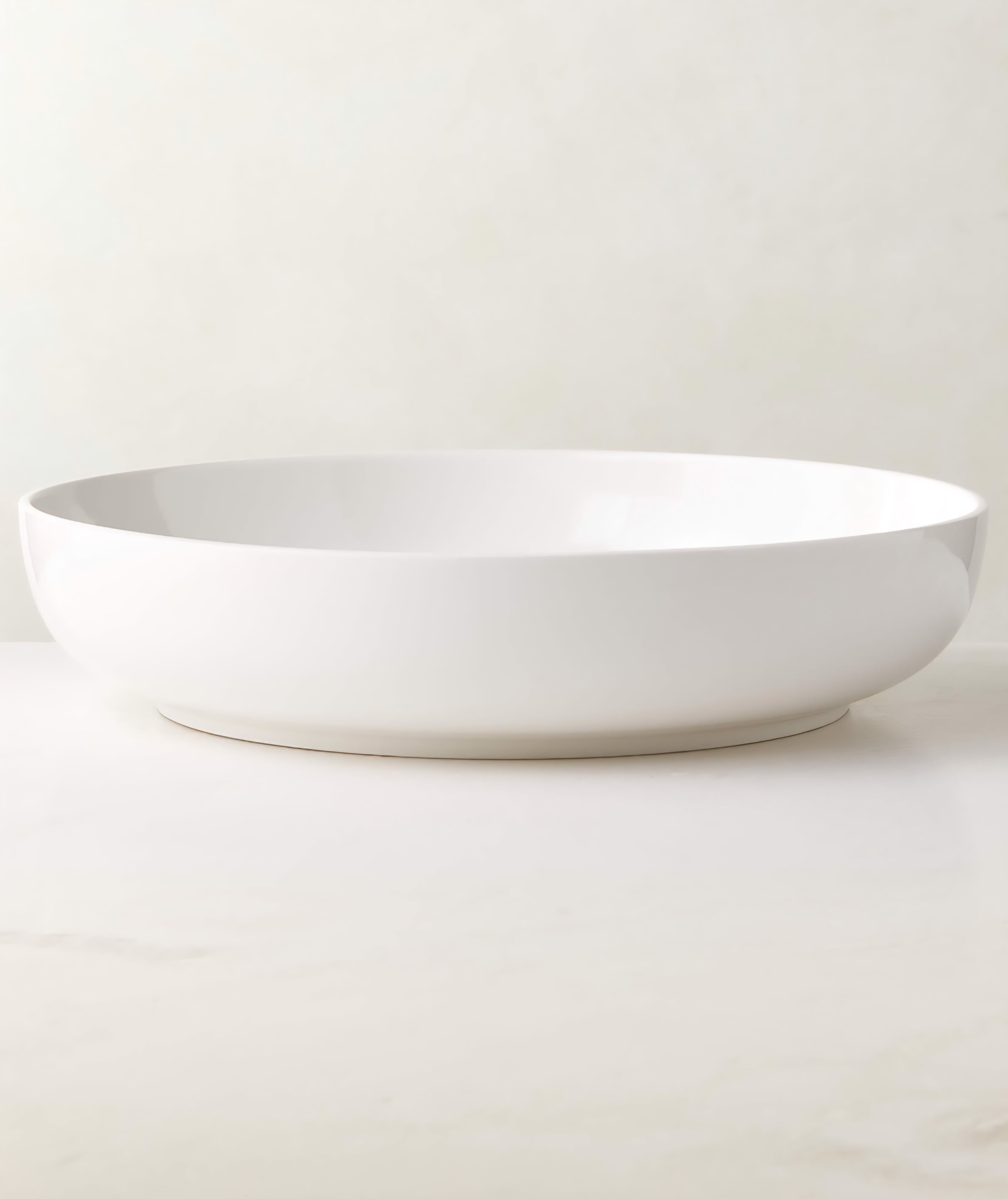 THE ONE × Contact — White Ceramic Serving Bowl