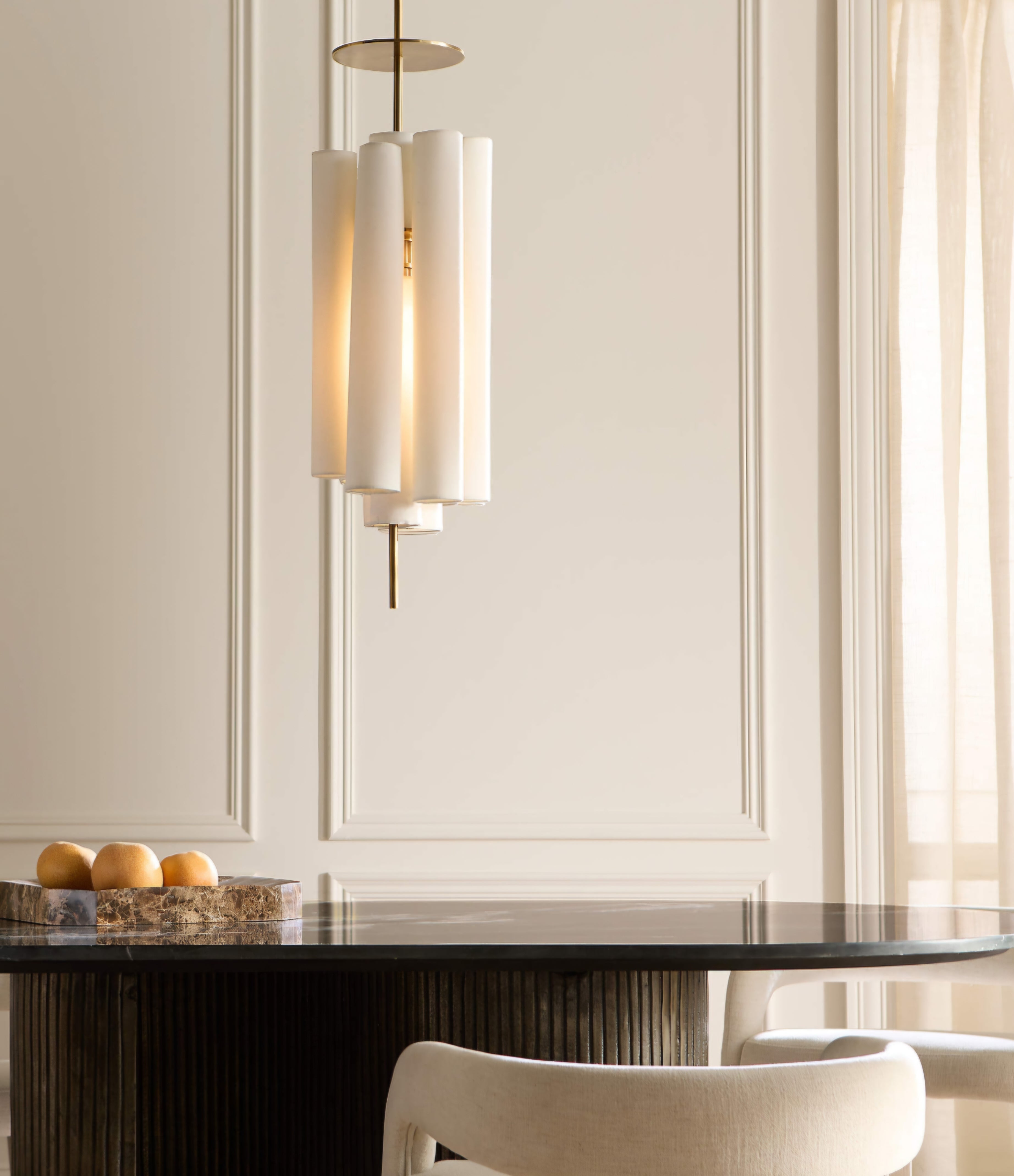 THE ONE × Minerva — Linen Pendant Light