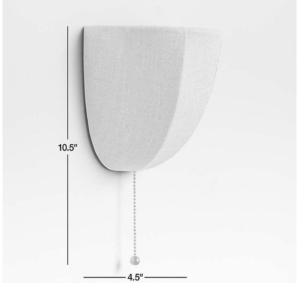THE ONE × Allegra — Wall Sconce with Linen
