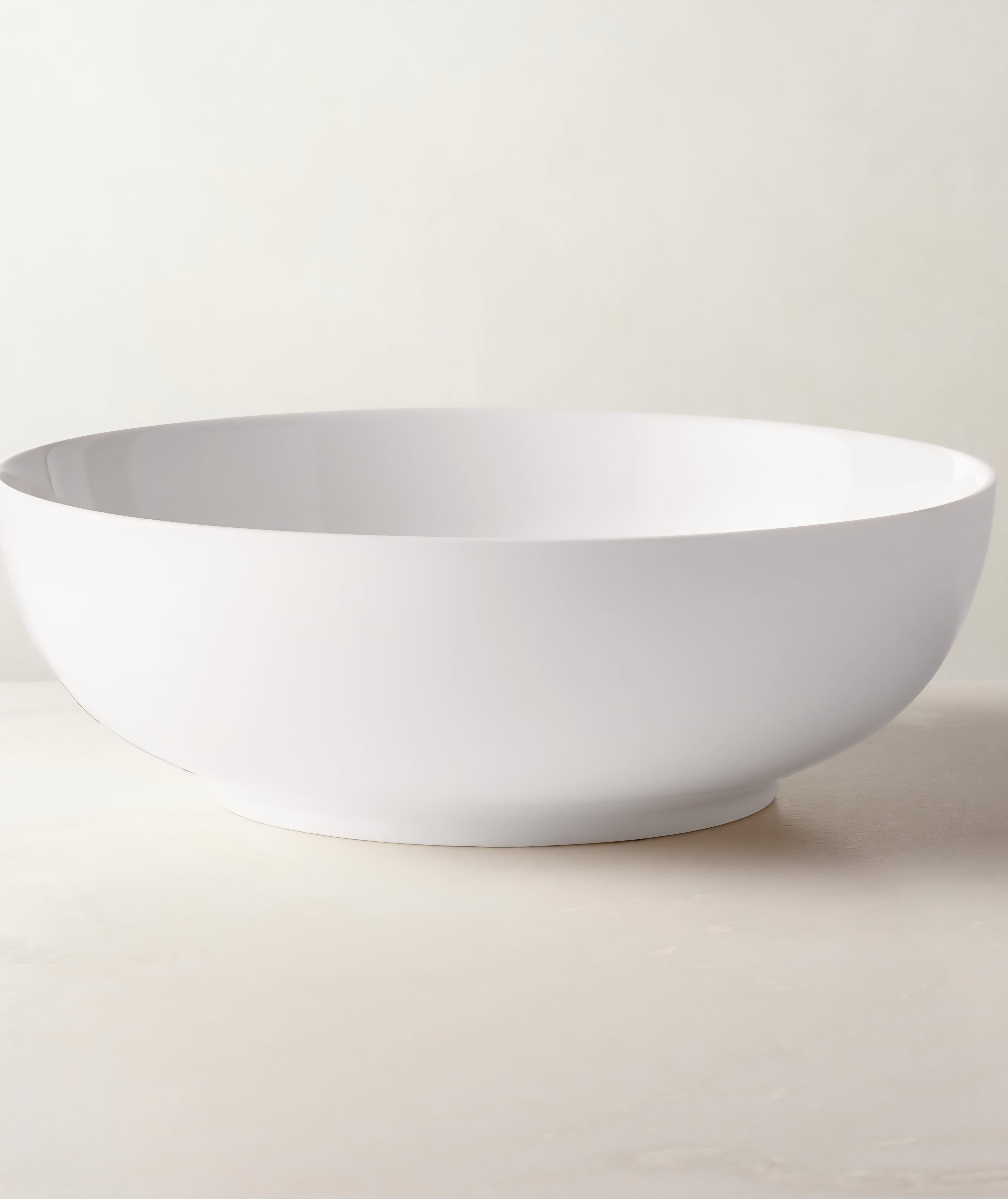 THE ONE × Contact — White Ceramic Serving Bowl