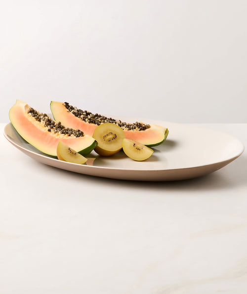 THE ONE × Barchan — Oval Stoneware Serving Platter