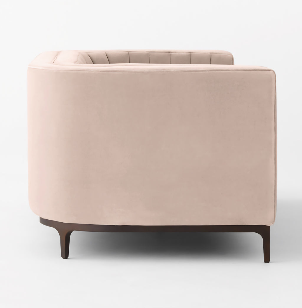THE ONE × Ambroise — Light Taupe Velvet Sofa