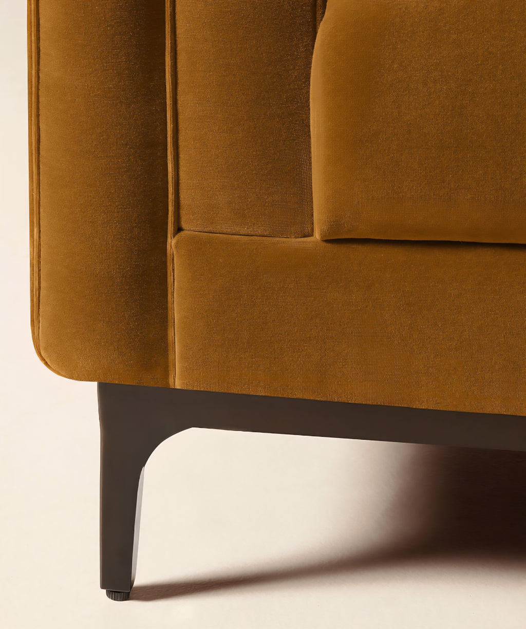 THE ONE × Ambroise — Light Taupe Velvet Sofa