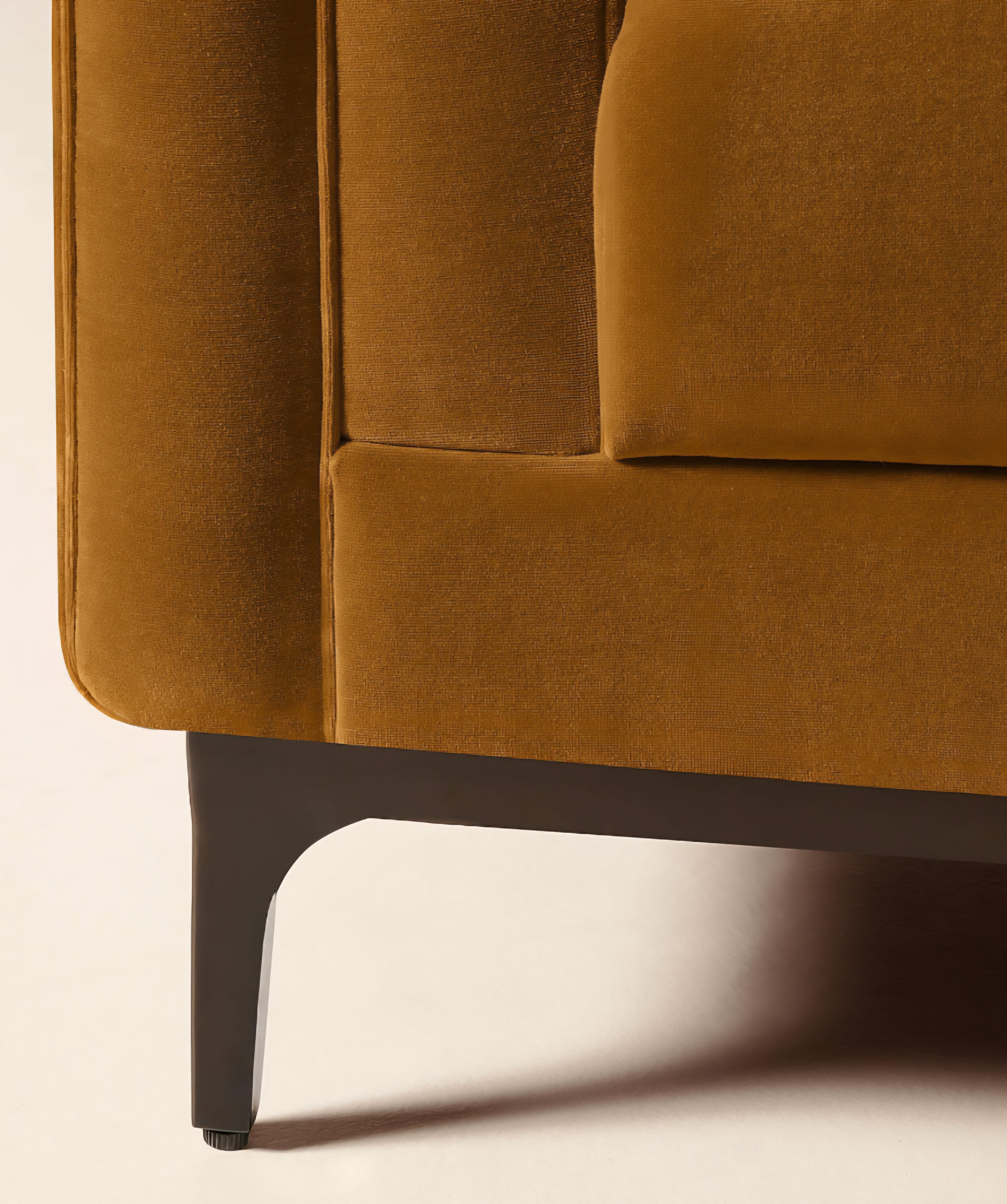 THE ONE × Ambroise — Light Taupe Velvet Sofa