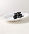 THE ONE × Iliana — White Stoneware Oval Serving Platter