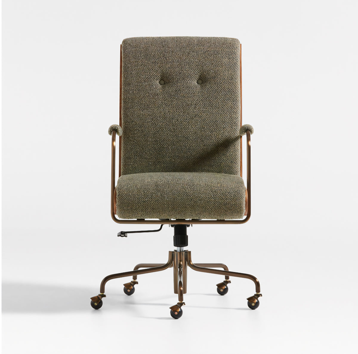THE ONE × Ellison — Green Woven High-Back Office Chair