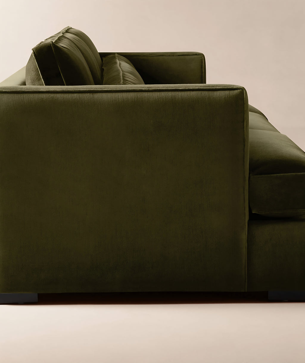 THE ONE × Eastman — White Performance Fabric Sofa