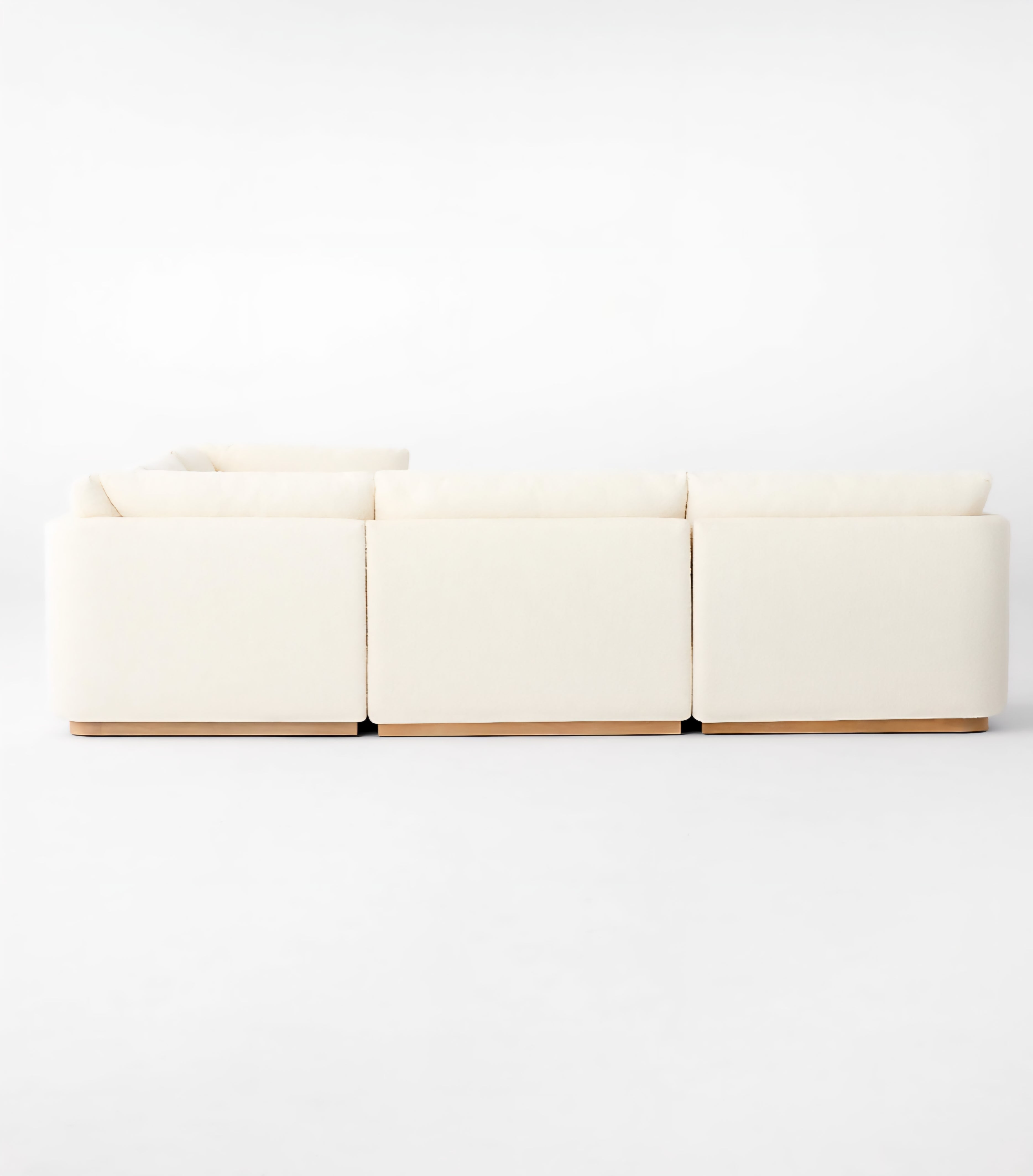 THE ONE × Stormo — Ivory Boucle Sectional Sofa
