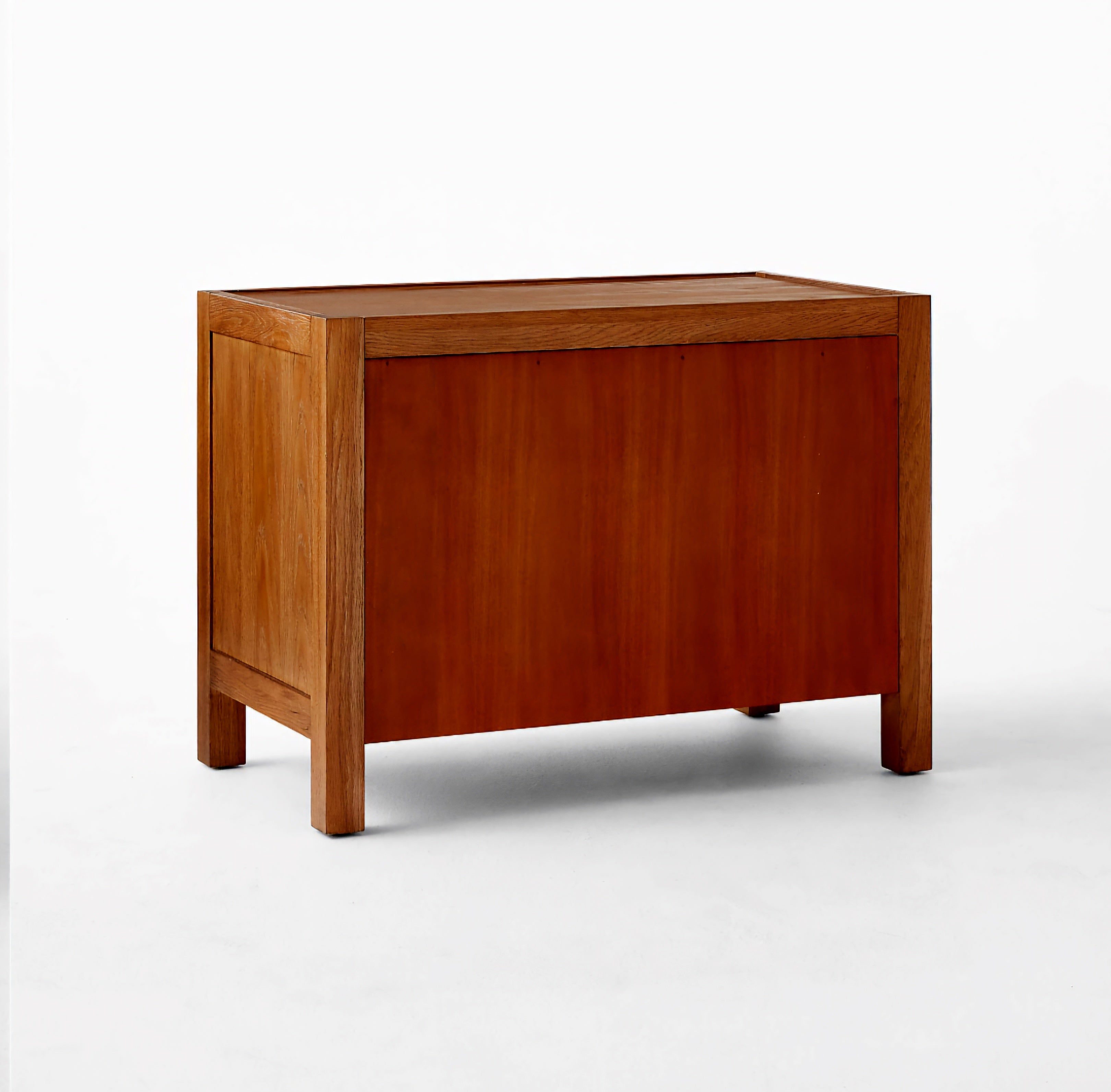 THE ONE × Layton — White Oak and Shagreen 2-Drawer Nightstand