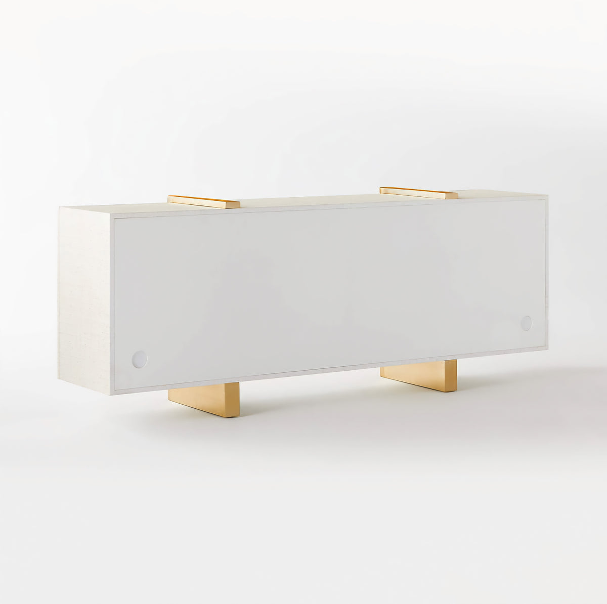 THE ONE × Dorset — White Lacquered Linen Credenza