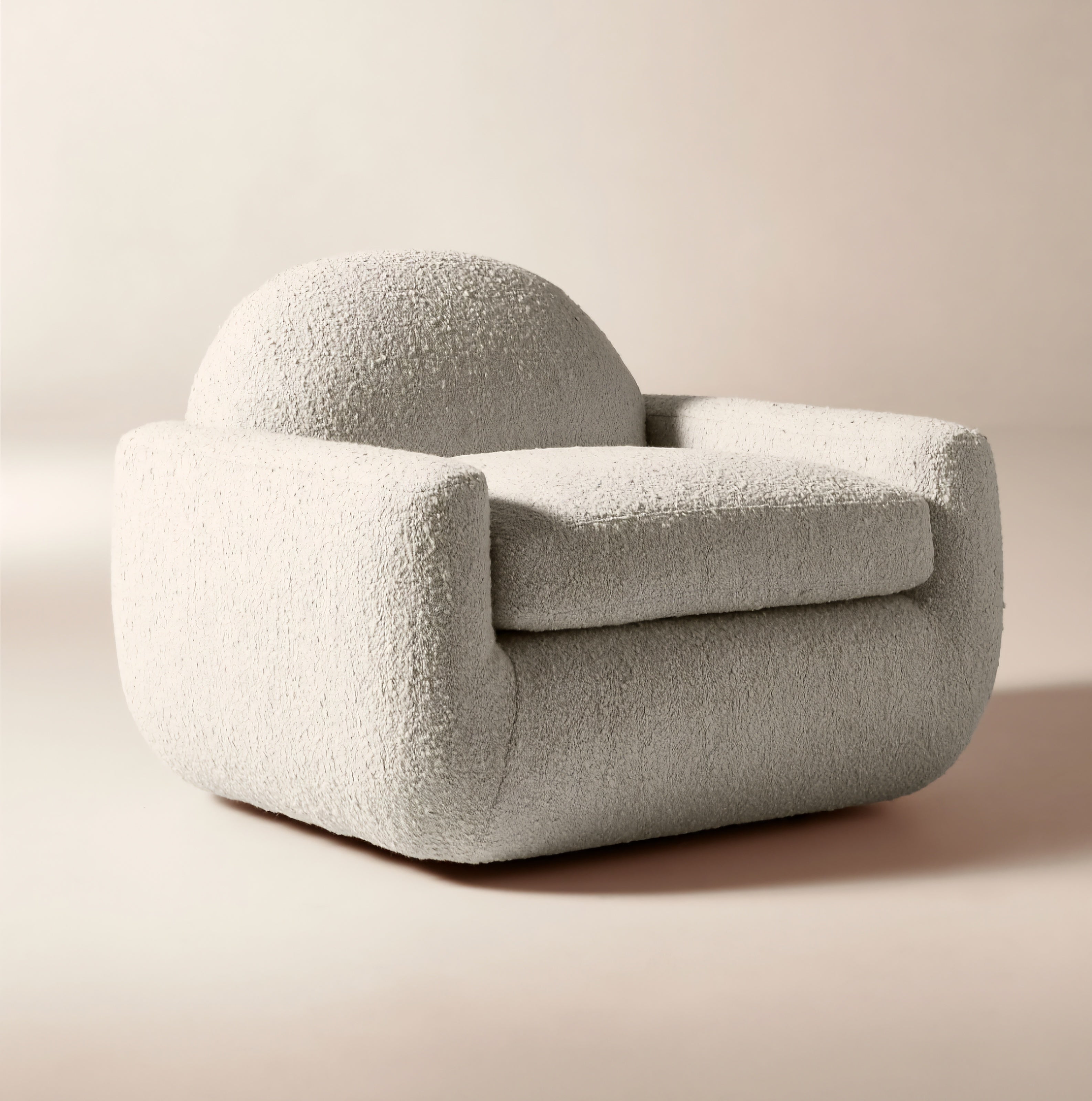 THE ONE × Aldine — Spice Brown Performance Chenille Accent Chair