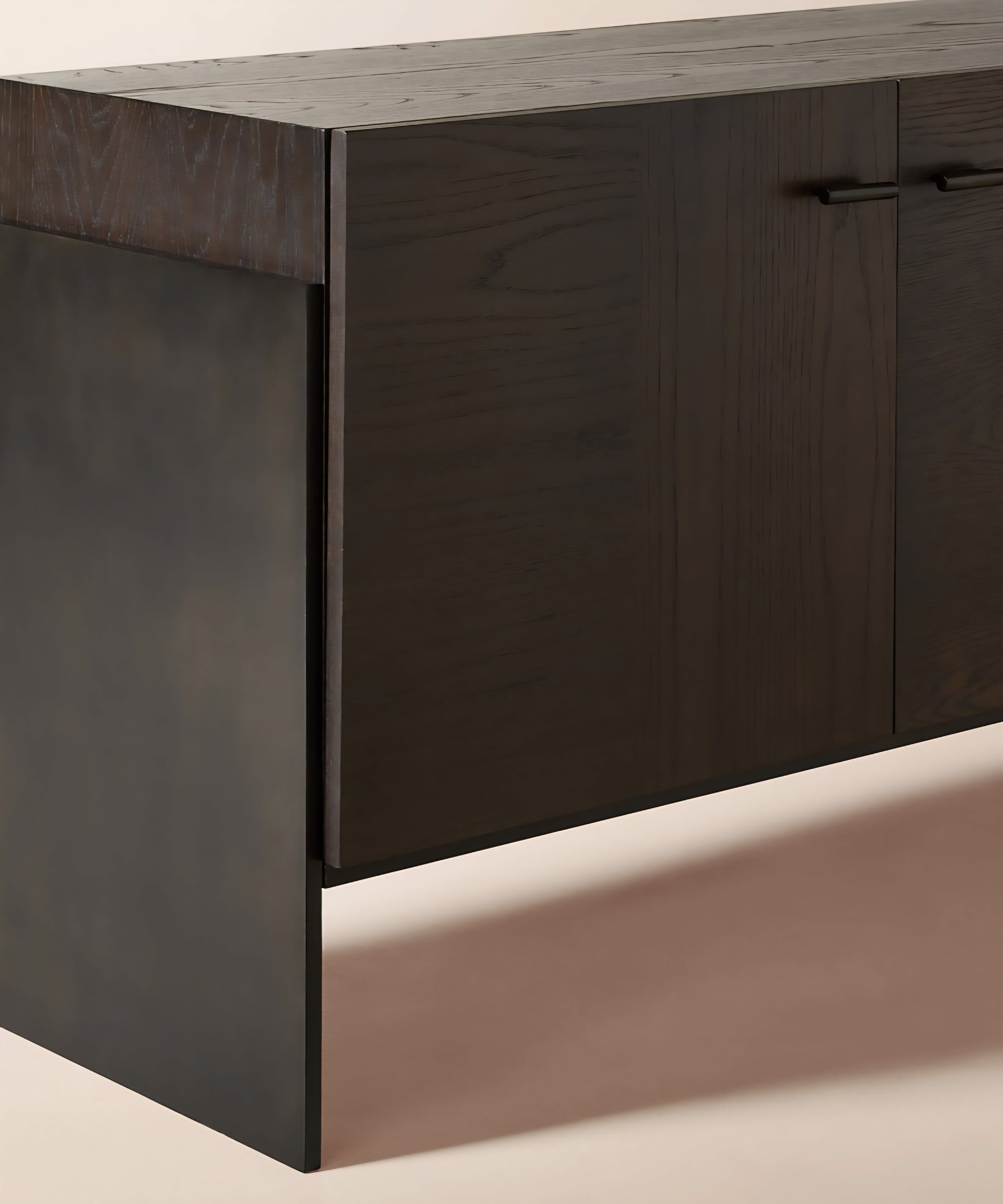 THE ONE × Dante — Dark Wood and Metal Credenza