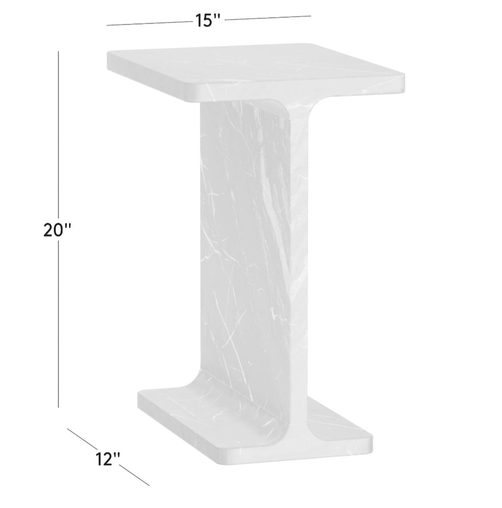 THE ONE × Ciccio — Red Marble Side Table